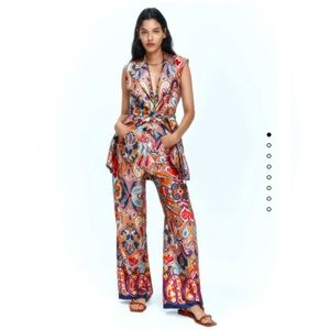 NWT ZARA printed pants